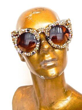 GASOLINE GLAMOUR SWAN RIVER DAISY LOLITA SUNGLASSES??? GASOLINE GLAMOUR | Accessories | Swan River Daisy Acid  main image 2